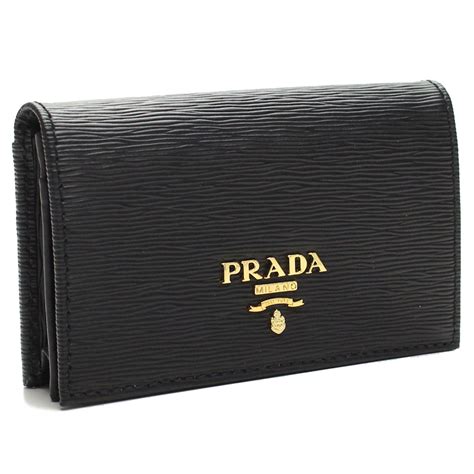 prada womens business card holder|Prada purse with wallet holder.